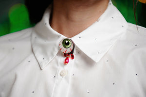 LaliBlue : Cursed Carnival : Bloody Eye Button Cover