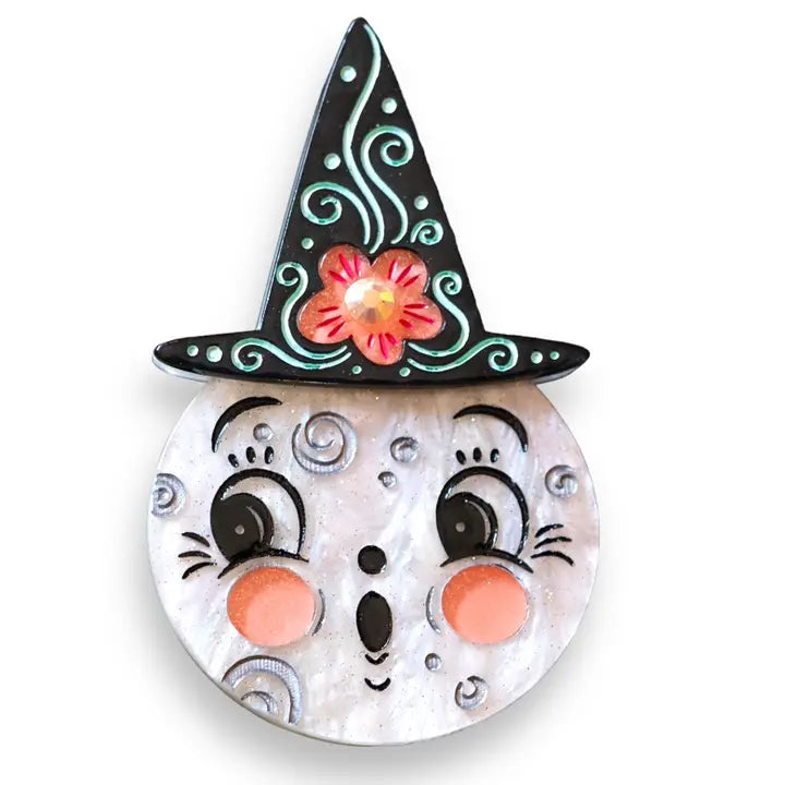 Lipstick & Chrome : Bloomin Luna Witch Brooch x Johanna Parker