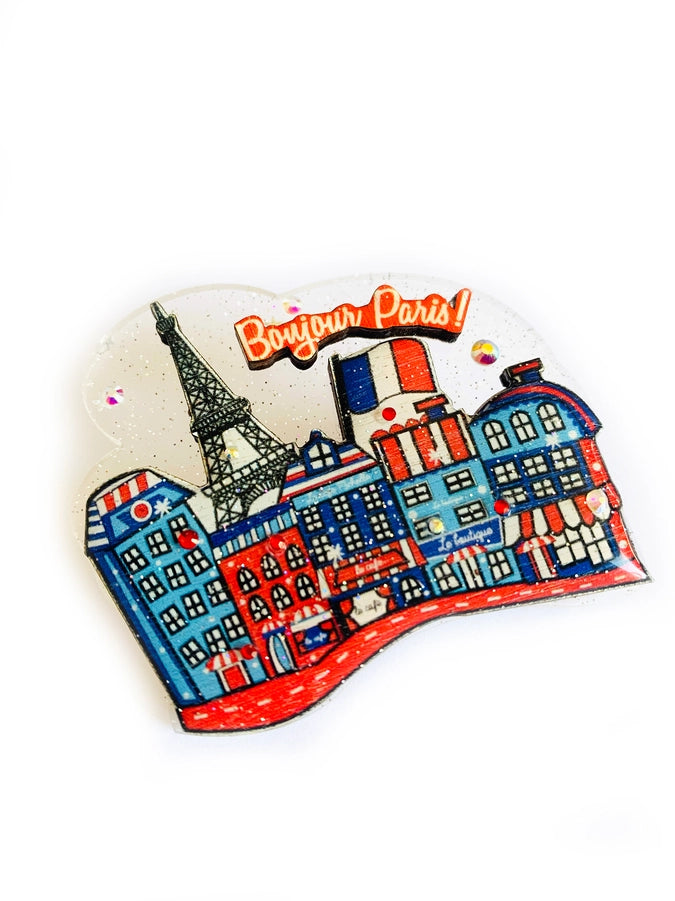 Rosie Rose Parker : Bonjour Paris Brooch