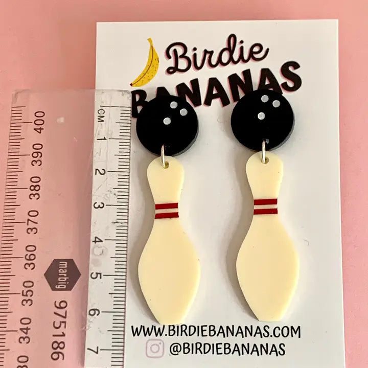 Birdie Bananas : Bowling Earrings