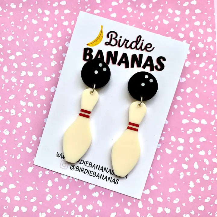 Birdie Bananas : Bowling Earrings