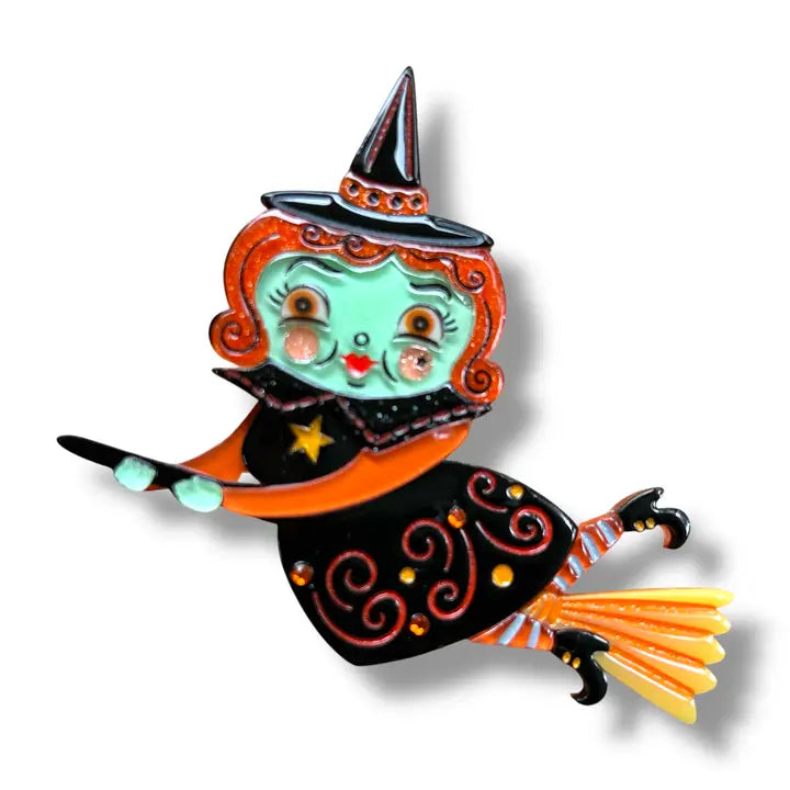 Lipstick & Chrome : Broomhilda Brooch x Johanna Parker