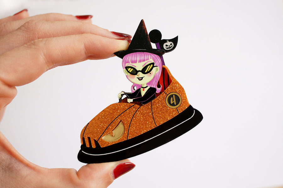 LaliBlue : Cursed Carnival : Bumper car with witch Brooch