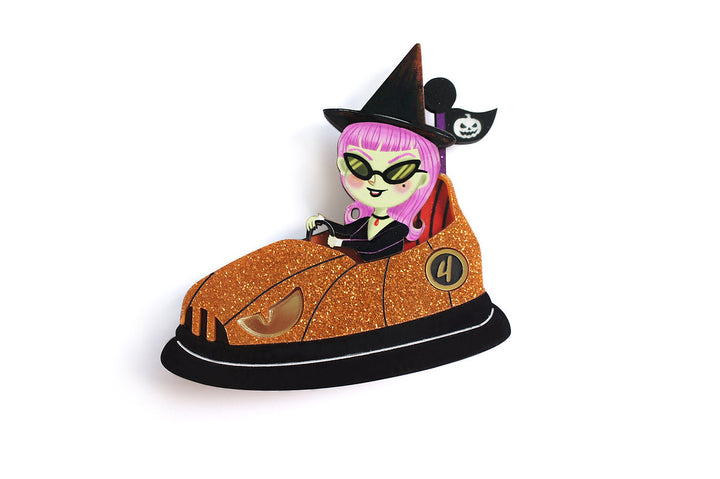 LaliBlue : Cursed Carnival : Bumper car with witch Brooch