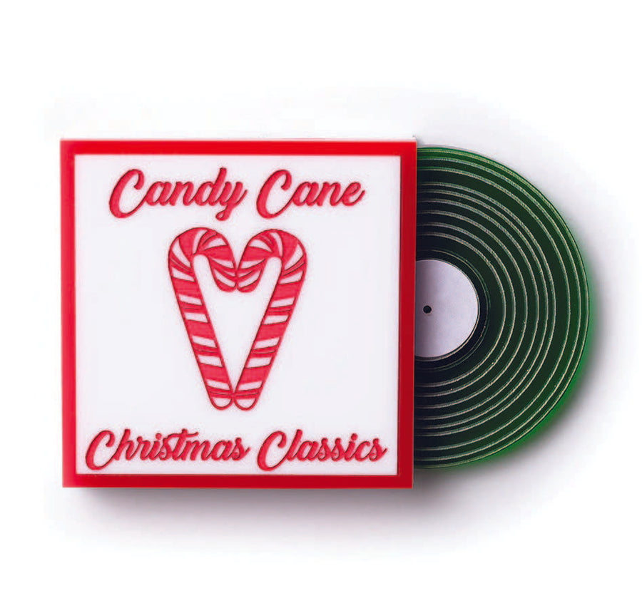 Martinis & Slippers : Candy Cane Christmas Classics Album Brooch [PRE-ORDER]