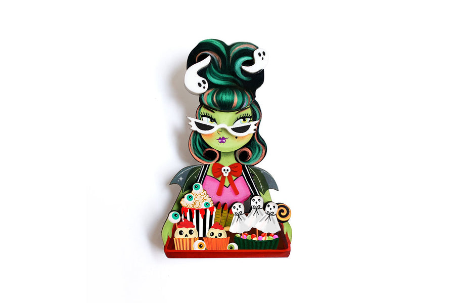 LaliBlue : Cursed Carnival : Candy Tray Girl Brooch