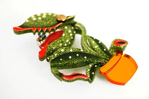 LaliBlue :  Halloween Woods : Carnivorous Plant Brooch