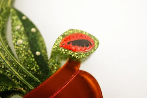 LaliBlue :  Halloween Woods : Carnivorous Plant Brooch