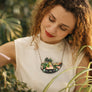 Laliblue : Plant Lover : Car with plants necklace
