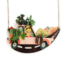 Laliblue : Plant Lover : Car with plants necklace