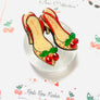 Rosie Rose Parker : Cherry Shoes Mini Brooch