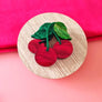 Cherryloco : Cherry Trio Brooch
