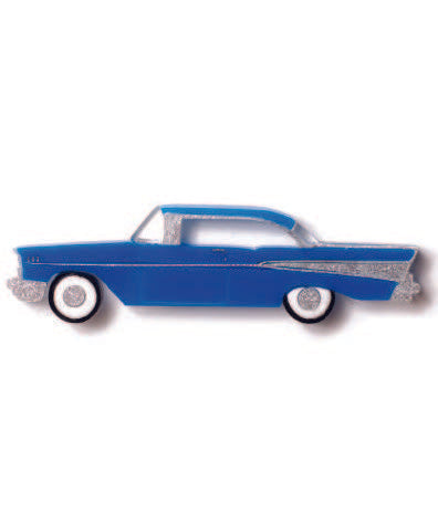 Martinis & Slippers :  '57 Chevy Brooch