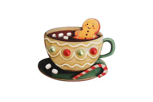 LaliBlue :  Christmas : Chocolate Cup Brooch [PRE-ORDER]