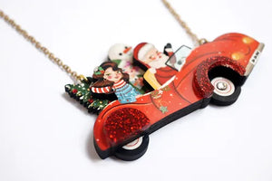 LaliBlue :  Christmas : Christmas Car Necklace [PRE-ORDER]