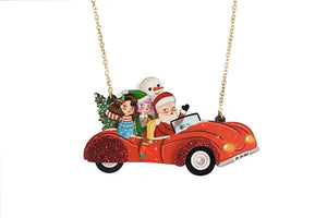 LaliBlue :  Christmas : Christmas Car Necklace [PRE-ORDER]