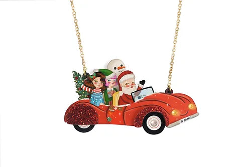 LaliBlue :  Christmas : Christmas Car Necklace [PRE-ORDER]