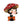 LaliBlue : Christmas : Christmas Mushroom Brooch