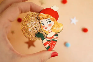 LaliBlue :  Christmas : Christmas Sparkles Brooch [PRE-ORDER]