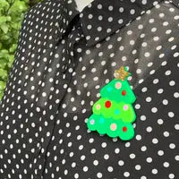 Birdie Bananas : Christmas Tree Brooch