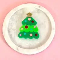 Birdie Bananas : Christmas Tree Brooch