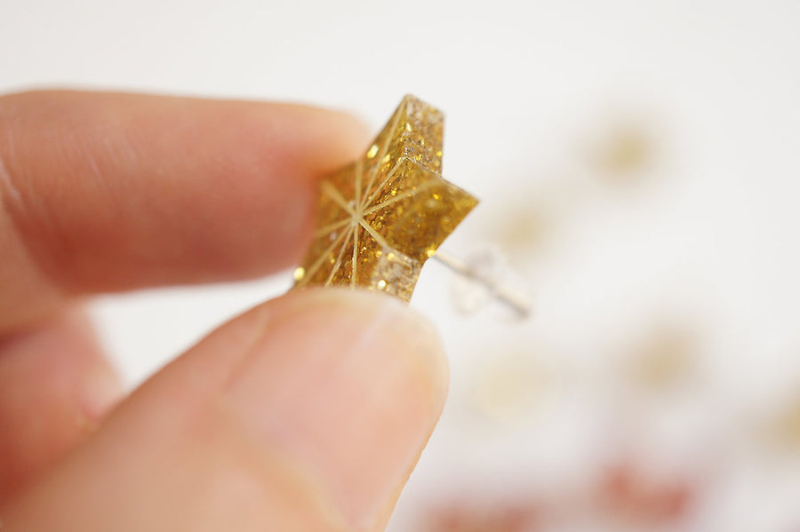 Laliblue : Christmas : Christmas blonde hair brooch with earring set