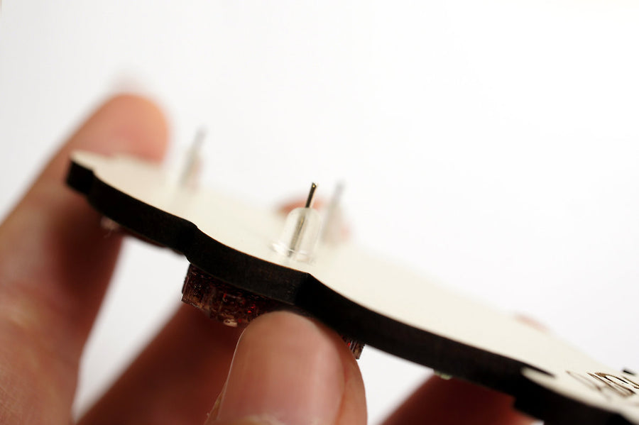 Laliblue : Christmas : Christmas blonde hair brooch with earring set