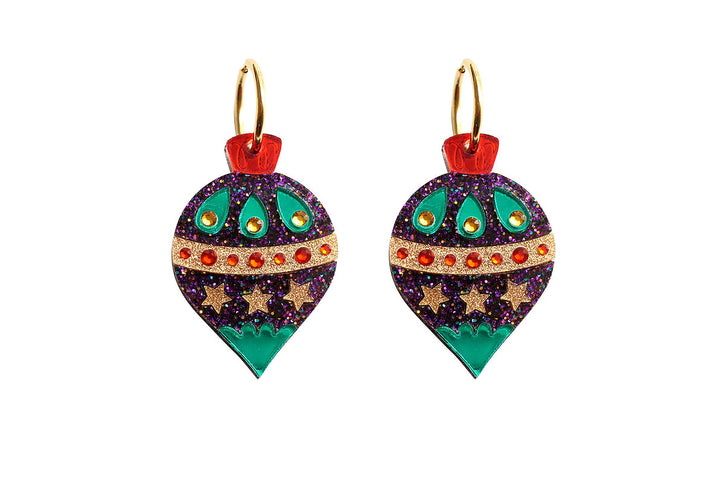 Laliblue : Christmas : Christmas ornament with stars earrings