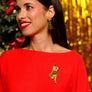 LaliBlue : Christmas : Christmas tree girl brooch