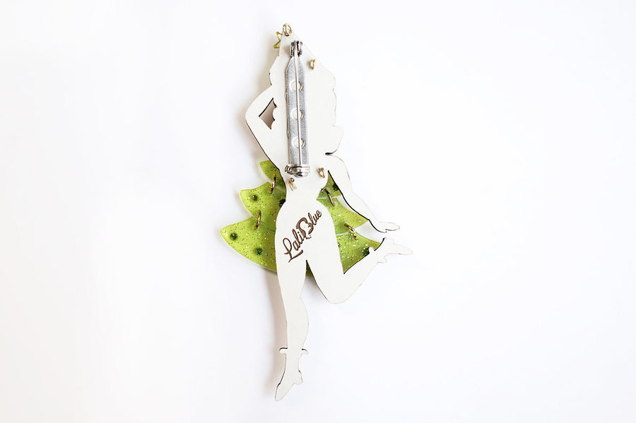 LaliBlue : Christmas : Christmas tree girl brooch