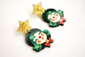 LaliBlue : Cursed Carnival : Clown Earrings