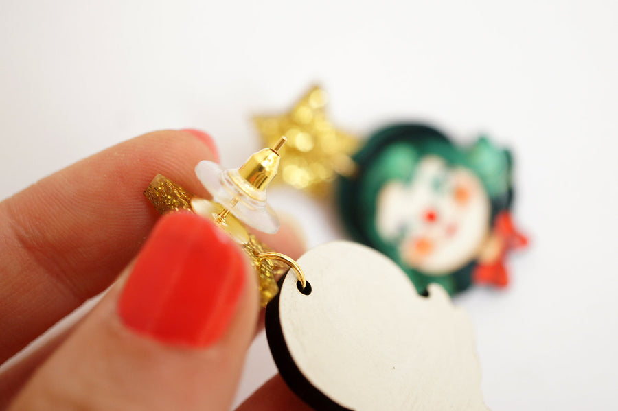 LaliBlue : Cursed Carnival : Clown Earrings
