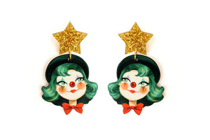 LaliBlue : Cursed Carnival : Clown Earrings