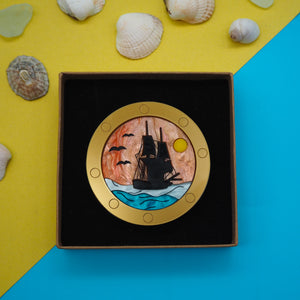 Dolly Dimple Design : Sail Away Brooch