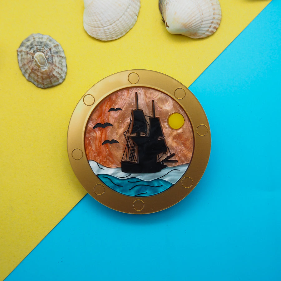 Dolly Dimple Design : Sail Away Brooch
