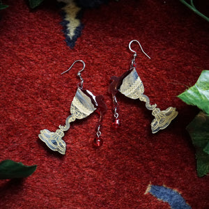 Lost Kiwi Designs : Goblet Earrings