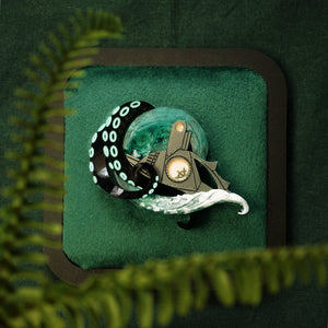 Lost Kiwi Designs : Nautilus Vs. Squid Brooch