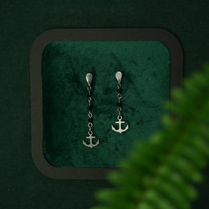 Lost Kiwi Designs : Anchor Earrings