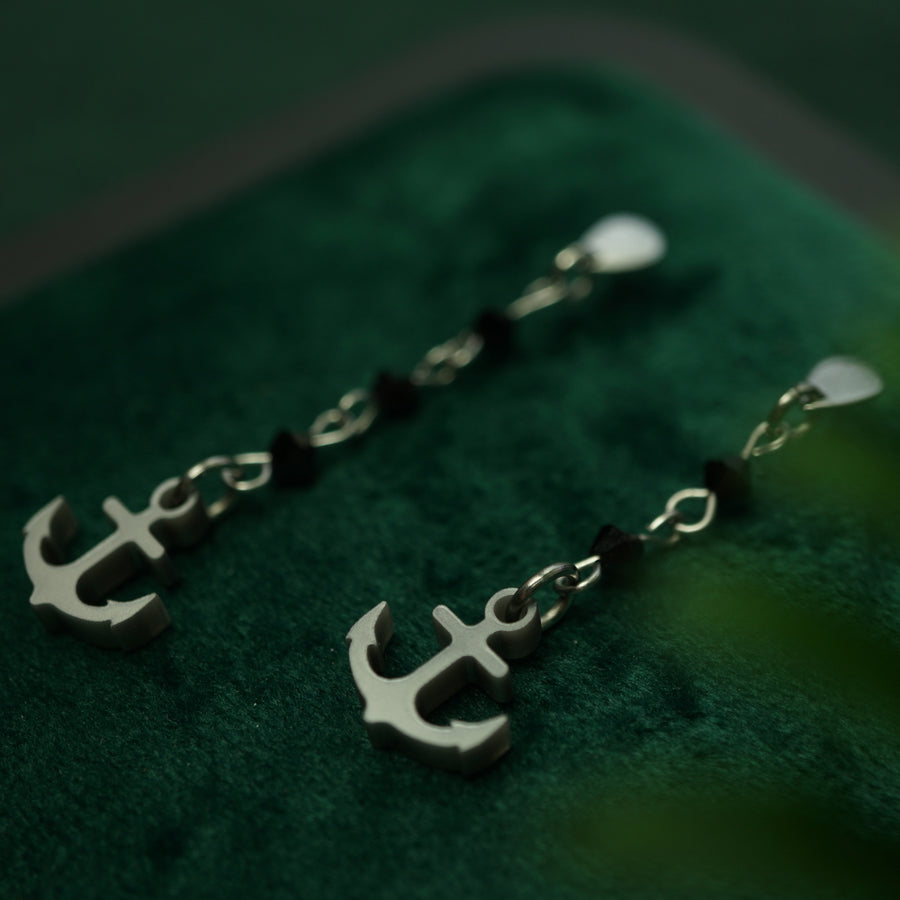 Lost Kiwi Designs : Anchor Earrings