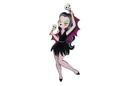 LaliBlue :  Creepy Party :  Dancing Vampiress brooch [LUCKY LAST!]