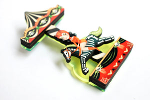 LaliBlue : Cursed Carnival : Demonic Carousel Brooch