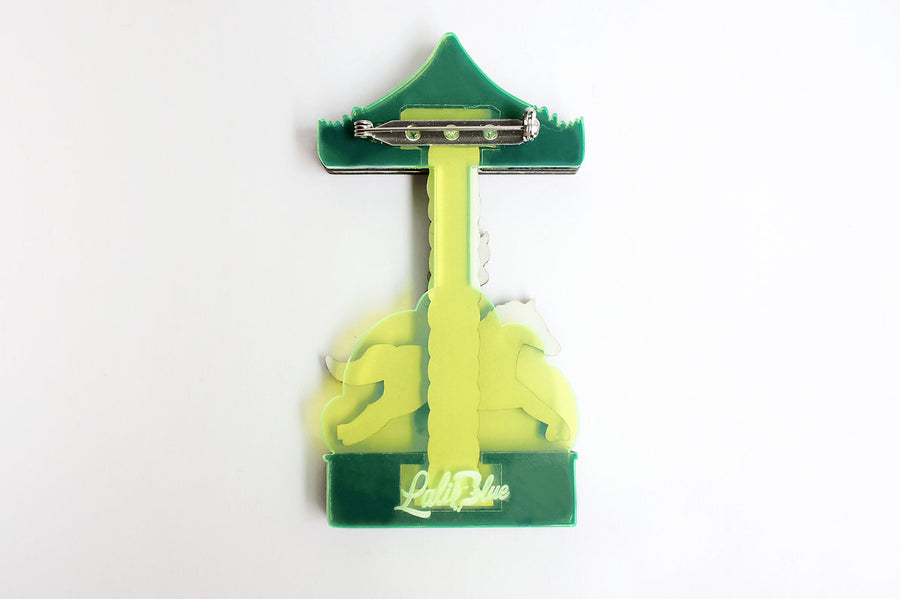 LaliBlue : Cursed Carnival : Demonic Carousel Brooch