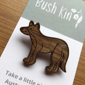 Bush Kin : Dingo Brooch