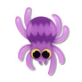 Erstwilder : Midnight Mischief : Web Crawler Simplified Mini Brooch