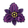 Erstwilder : RBGV : Chocolate Lily Simplified Mini Brooch
