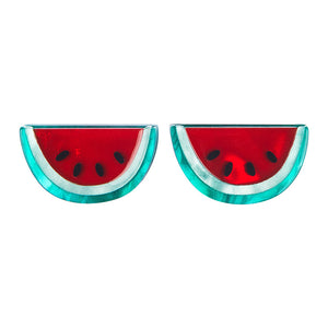 Erstwilder : Frida Kahlo : Viva la Vida Watermelons Stud Earrings [LUCKY LAST!]