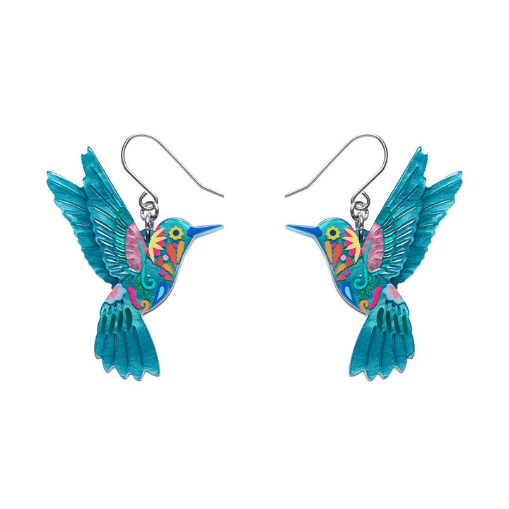 Erstwilder : Frida Kahlo : Frida's Hummingbird Drop Earrings