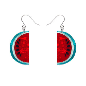 Erstwilder : Frida Kahlo : Viva la Vida Watermelons Drop Earrings