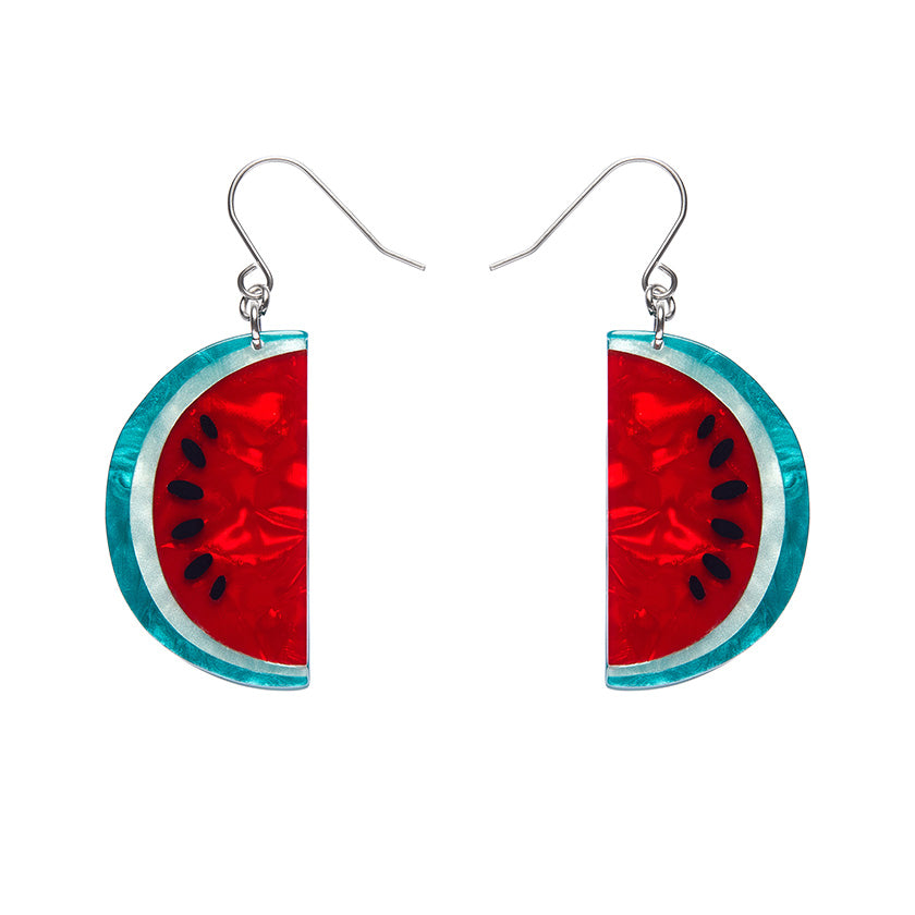 Erstwilder : Frida Kahlo : Viva la Vida Watermelons Drop Earrings