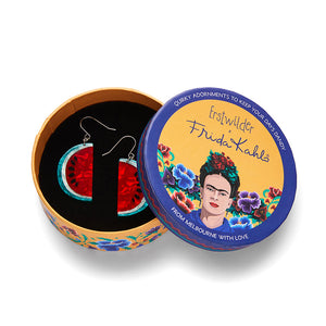 Erstwilder : Frida Kahlo : Viva la Vida Watermelons Drop Earrings